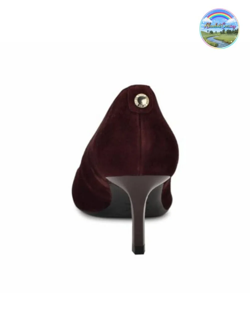 Nine West Kuna 9x9 Pointed Toe Suede Pump Kitten Heel